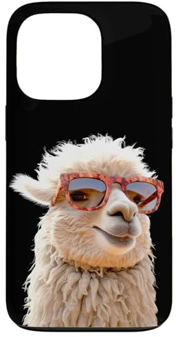 Alpaka Mit Sonnenbrille Lama Papa & Mama Alpaka Wanderung Hülle für iPhone 13 Pro