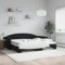 Cozynest Tagesbett Ausziehbar Bett Schwarz 90x200 cm Samt