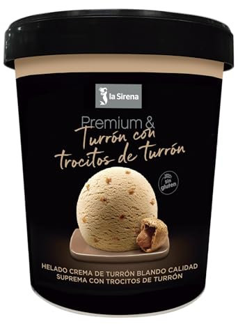 La Sirena Tarrina Turrón Premium, 500ml (Congelado)