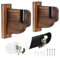 GLOBLELAND 2 Sets Skateboard Display Ständer, Skateboard Wandregal, Display, Wandregal Aus Holz Zum Aufhängen, Display Regal Für Skateboard Aufbewahrung, Heimdekoration, 4.92x5.15x1.61,(1) cm