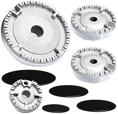 Qeunrtiy de Quemador Universal, Tapa de Llama, Horno, Cocina, Encimera de Gas para, Tapa de Quemador de Llama, Que Se Adapta A Todos los TamañOs Planos