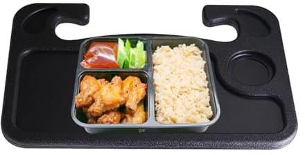 Plateau Repas Et Ordinateur Portable Pour Voiture, Plateau De Volant De Voiture, Bureau Pour Manger Et Boire Pour Salle À Manger, Ordinateur, Tablette,table De Voyage En Voiture 42x28x2cm