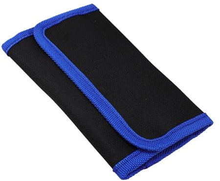 Hemobllo Werkzeugtasche Aus Canvas Tragbare Aufbewahrungstasche Für Bohrer Und Werkzeuge Robust Mit Transparentem Etikett 24 Stück Für Profis Und Heimwerker