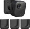 Blink Camera No Drill Wall Mount Bracket for Blink Outdoor 4/ Blink Mini 2/Blink Indoor Camera,No Screw Adhesive Blink Camera Mount for Blink Indoor Outdoor Camera 3Pack (Camera Not Included),Black