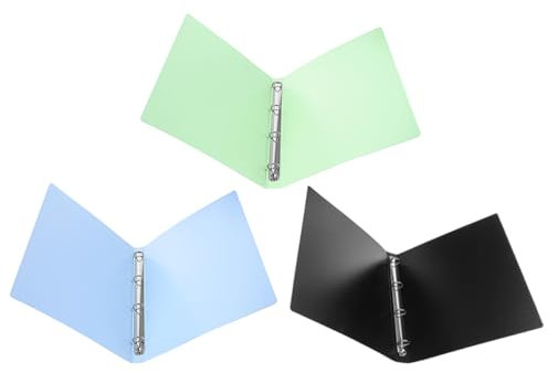 HOUDERCO 3stücke Ordner Teilig Schnellhefter Für Dokumente Büro Und Schulbedarf Wasserabweisend Leicht Vielseitig Einsetzbar