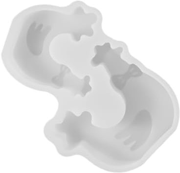 YUGSHNKFC Silikonformen Huhn mit Schleifen, Gips, Gießformen, Ornamentformen, Epoxidharz, Backformen, Huhn, Silikon, Ornament, Seife, Epoxidharz-Formen