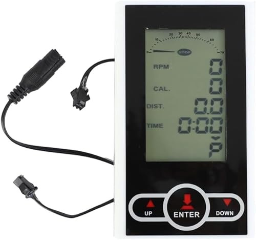Replacement Monitor Speedometer for Stationary Bikes, Exercise Bike Computer, Speed, Times, Distance, Indoor Bike Monitor