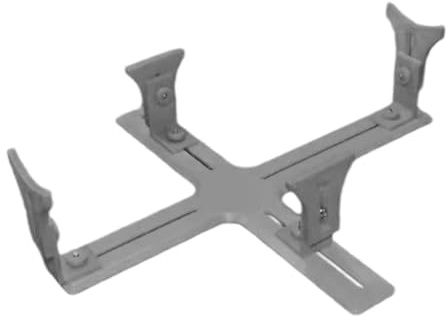 MotiveTech Model Airplane Painting Stand, Paint Rack, Craft, Professional, Easy to Assemble, Stencil for Spraying Work, Gray