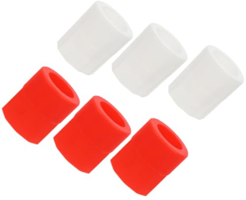 COOPHYA 6pcs Reusable Silicone Shot Glass Ice Molds Small Ice Cube Molds with Easy Demolding Feature for Party Use, Assorted Colour Set