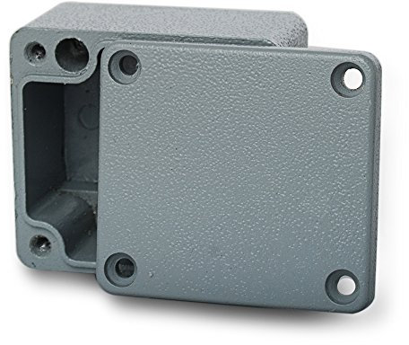edi-tronic Aluminium Leergehäuse 64x58x35mm Industriegehäuse IP66 Gehäuse Box Kasten Dicht