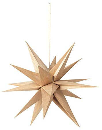Broste copenhagen Deko Stern Venus, Holz, 55 cm