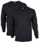 Gildan Unisex's Ultra Cotton Long Sleeve T-Shirt, Style G2400, Multipack, Black (2-Pack), L (Pack of 2)