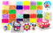 Vytung Bügelperlen mit Stiftplatten-10.000 Stück in 36 Farben（6 Leuchten im Dunkeln Compitable with Melti Beads (36colors 10000beads refill pack)