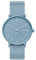 Skagen Aaren Uhr für Unisex, Quarzwerk mit Silikon-, Edelstahl- oder Lederarmband, Himmelblau, 41MM