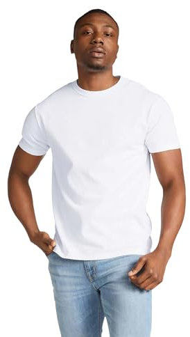 Comfort Colors Herren Heavyweight Short Sleeve Tee, Style G1717/G1745 T-Shirt, Weiß, L