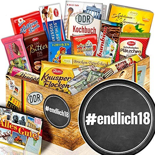 endlich18 - Schokoladen Box DDR XL - Geschenke 18 Geburtstag
