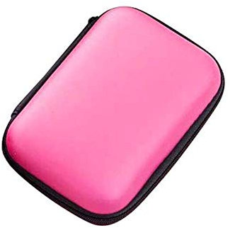 Weiqiao® Protective Anti-Shock EVA External Hard Drive Case for USB pink Pink