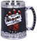 Nemesis Now B4895P9 Judas Priest British Steel Album-Krug, Schwarz, Einheitsgröße