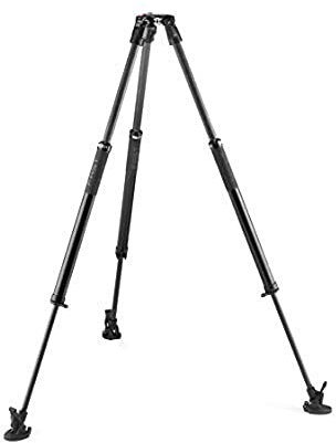 Manfrotto 635 Fast Single Tripod, Carbon Fiber Tripod, For DSLRs, Digital Cameras, Sturdy and Lightweight, Designed For Vloggers, Carbon, Vlogging Equipment, YouTube Equipment