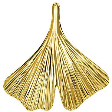 JEVELION Gold Anhänger 333 Gold 8 Karat 8K mit Ginkgo-Blatt Anhänger Gold für Damen als Kettenanhänger + Zertifikat