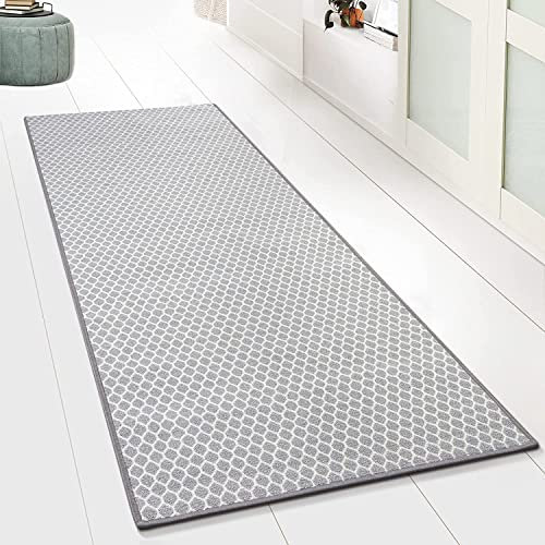 Floordirekt Teppichläufer Tralee 80 x 350 cm - Läufer für Küche, Flur & Wohnraum - Feinschlingen Teppich - rutschfest & antistatisch - Küchenläufer Flurteppich Flurläufer
