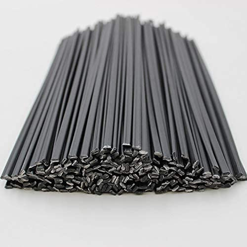 Varillas de soldadura de plástico PP de 40 piezas, electrodos de soldadura redondos negros de 5x2,5mm de longitud de 250mm para pistola de aire caliente