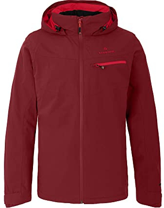 Bergson TALLMOS 3in1 Doppeljacke | Herren Regenjacke - Premium Herren 3in1 Doppeljacke mit herauszippbarer Fleece-Innenjacke, Normal-/Langgrößen, 100% wasserdicht (20.000 mm Wassersäule) & verschweiß