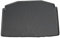 Skoda 658061160 Kofferraumbelag Schutzmatte Kofferraumeinlage Kofferraummatte, mit Kamiq Schriftzug, Schwarz