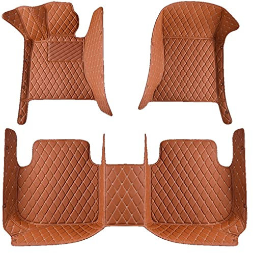 YIHANBRI Maßgeschneidert Leder Auto Fußmatten, für Mercedes Benz C-Class W204 C 63 AMG C 200K C280 2007-2013 Wagen Allwetter Abdeckung Wasser rutschfeste FußPolster Set Zubehör