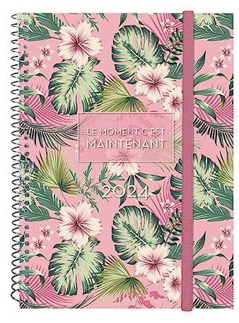 Finocam – Agenda Espiral Design Collection 2024 Semanal Horizontal Enero 2024 – Diciembre 2024 (12 meses) ahora francés