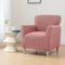 OKYUK Bankett-Sessel-Schonbezüge, Stuhlhussen mit Armen, Stretch-Stuhlhussen für Wohnzimmer, rutschfest, weich, Sessel-Schonbezug, Kinder, haustierfreundlich, Möbelschutz (Rosa-A)