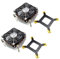 Bsowte 2X Refroidisseur de Processeur Ventilateur de Refroidissement 1366 2011 1155 pour X58 X79