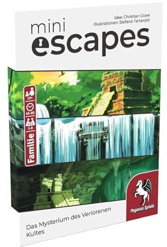 Pegasus Spiele 19180G - MiniEscapes Das Mysterium des Verlorenen Kultes DE