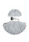 Premium Baumwoll-Flechtschnur - 5mm x 50m - Vielseitige Makramee-Kordel für Stricken, Weben, DIY-Basteln und Heimdekoration - Hochwertige Bunte Bastelschnur - Light Grey