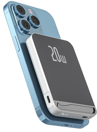 Mag-safe Wireless Power Bank 10000mah Fast Charging Magnetic Slim USB C Powerbank 22.5W Portable Mag-safe Battery Pack Charger for iPhone 15 14 13 12 Travel Outdoor