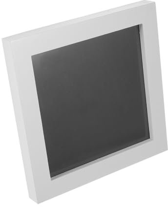 Warmhm CD Frame Holder Wooden CD Storage Box Display Organizer Rack for Home Decor