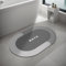 Doilc Bath Mat Rug for Tapis de Bain Tapis de Salle de Bains en Caoutchouc Antidérapant à Séchage Rapide, Tapis Fin pour Sol de Salle de Bain, Baignoire, Cuisine, Toilettes avec Couche Absorbante