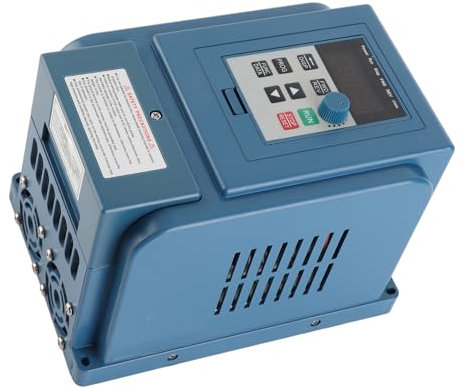 Variateur de Fréquence, Contrôleur de Vitesse pour Moteur AC triphasé 4 KW, Haute Performance avec Grand Dissipateur Thermique, Facile à Utiliser et à Câbler
