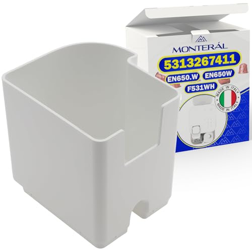 MONTERAL Contenitore Capsule Macchina Caffè Cialde 5313267411 per DeLonghi | per Nespresso Gran Lattissima EN650.W EN650W F531WH - MADE IN ITALY - Garanzia di 10 Anni - MONTERAL