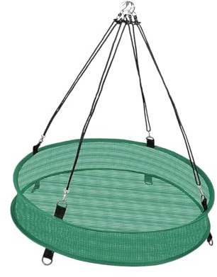 FJMQHU Birdseed Hoop Mesh Funnel Bird Seed Catcher Tray