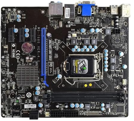 motherboard Fit For MSI H61MU-S01 B3 DDR3 RAM 8 GB USB 2.0 SATA Micro ATX for supporto CPU Core I7i3