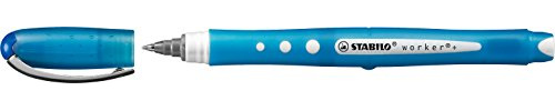 Worker® + Colourful, Ink Rollerball Pen, Nickel Silver Nib, Blueaa