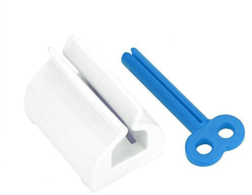 Rollen Squeezer Zahnpasta Presse Tubenquetscher Kunststoff Halter für Badezimmer Zubehör(Blau)