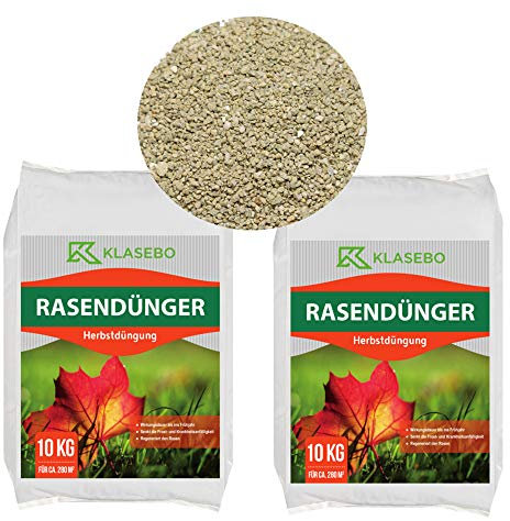 KLASEBO 20kg Herbstdünger Rasendünger 6+5+12 NPK