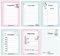 Papierdrachen 6 Notizblöcke für Termine, Wochenplaner, to do Liste, Einkaufslisten und mehr - Tagesplaner und Wochenplaner Pastell - Ideal für Schule, Uni und Haushalt - Notizblock - DIN A6