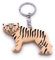 H-Customs Böser Tiger Blick aggro Holz Edel Handmade Schlüsselanhänger Anhänger