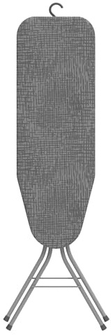 Rörets Bügelbrett Tempo Space Grey, 30x85 cm | Platzsparend Bügeltisch & Patentiertes Design, Bügelbrett klein klappbar, Bügeltisch mit aufhängehaken