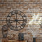 Okydoky Peel & Stick Brown Brick Wallpaper - Self-Adhesive, Vinyl Waterproof Vintage Wallpaper - Contact Paper for House Decoration