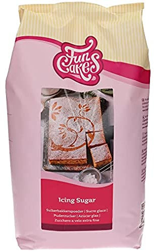 FunCakes Icing Sugar, Refined Icing Sugar of Confectioners' Quality, Ultrafine Texture, Perfect for Making Icing, Buttercream or to roll Out Fondant, Halal, 4 kg