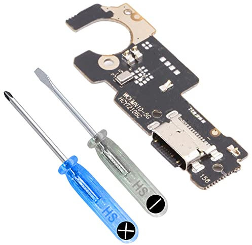 MMOBIEL Ladebuchse Kompatibel mit Xiaomi Poco M3 Pro 5G / Xiaomi Redmi Note 10 5G - Dock Connector USB C - Audio Jack/Mikrofon/Antenne Ersatz - Inkl. Schraubenzieher